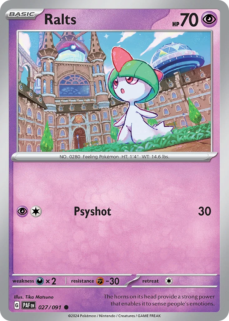 Ralts Pokemon card
