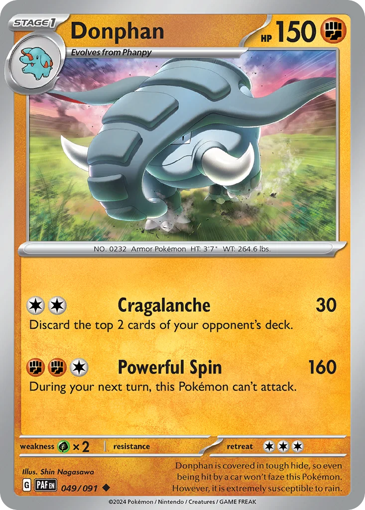 Donphan Pokemon card