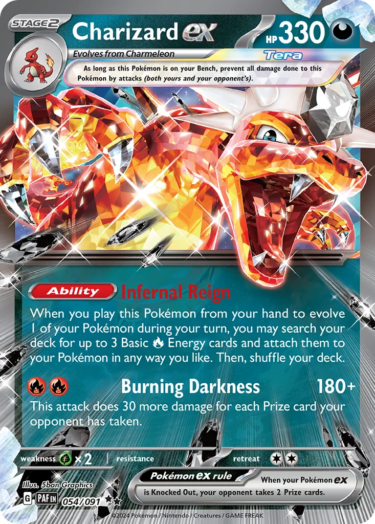 Charizard ex Pokemon card
