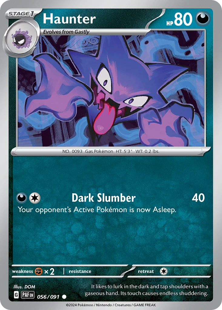 Haunter Pokemon card