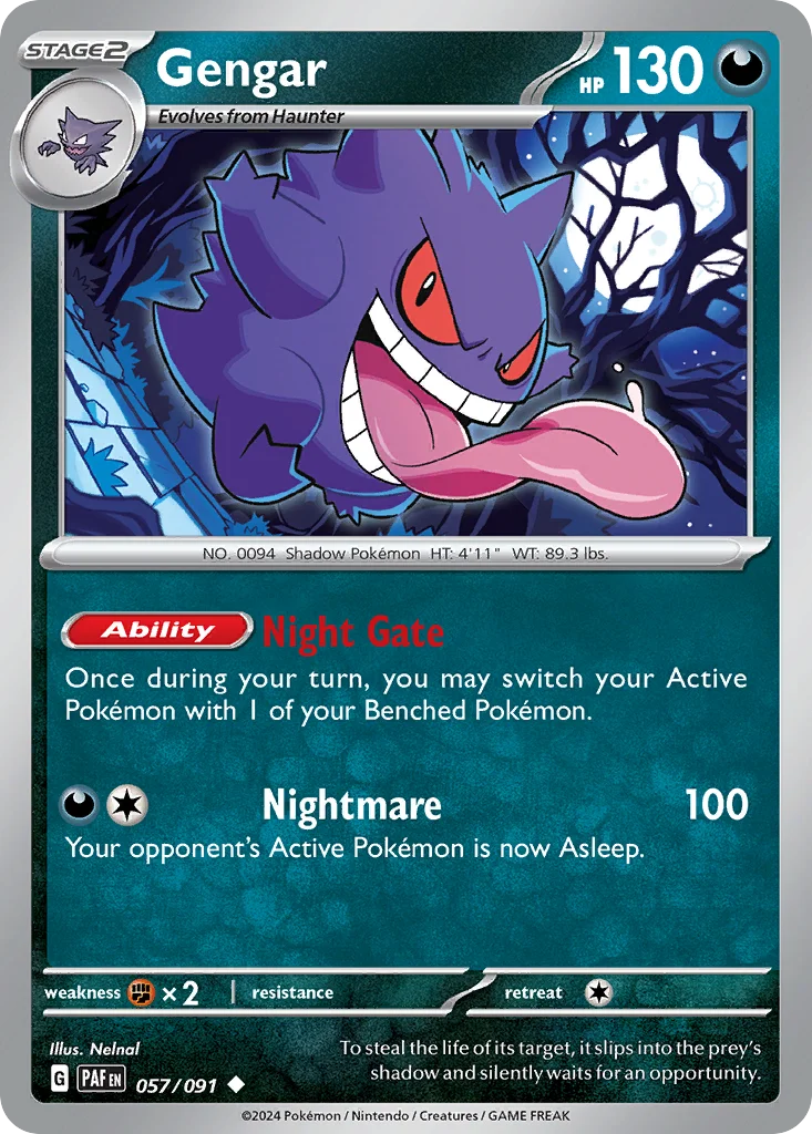 Gengar Pokemon card