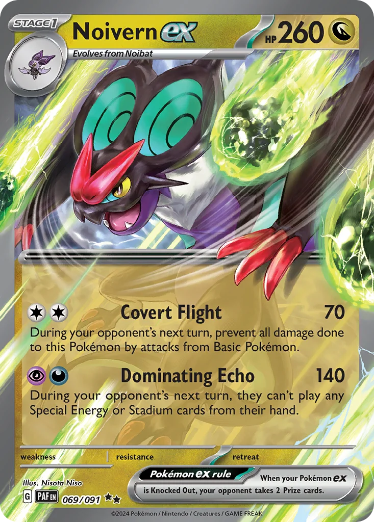 Noivern ex Pokemon card