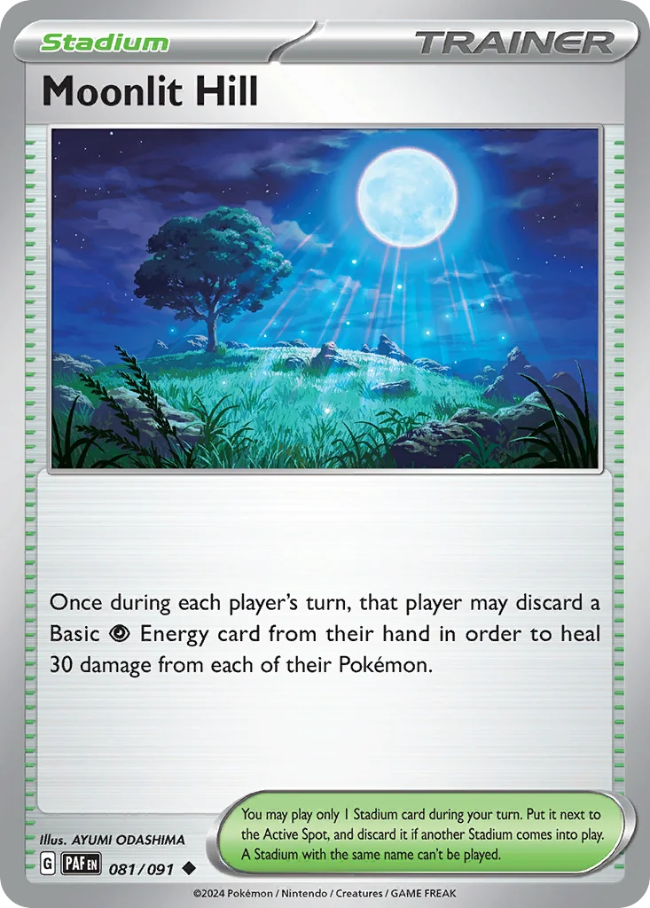 Moonlit Hill Pokemon card