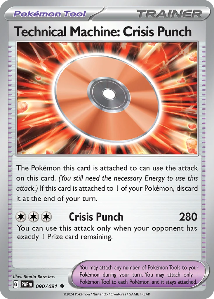 Technical Machine: Crisis Punch Pokemon card