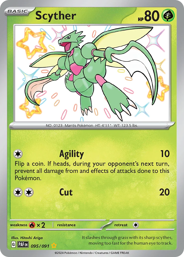 Scyther Pokemon card