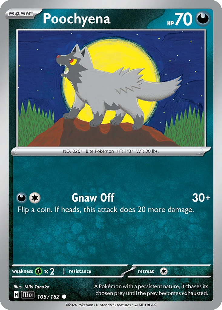 Poochyena Pokemon card