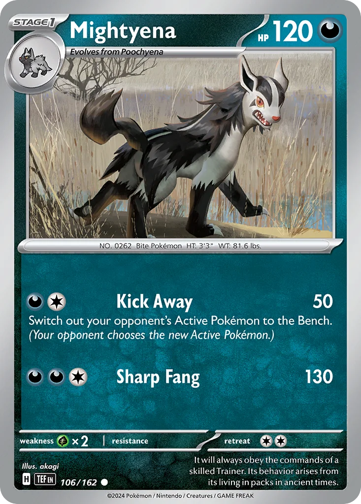 Mightyena Pokemon card