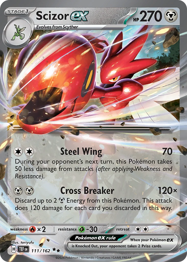 Scizor ex Pokemon card