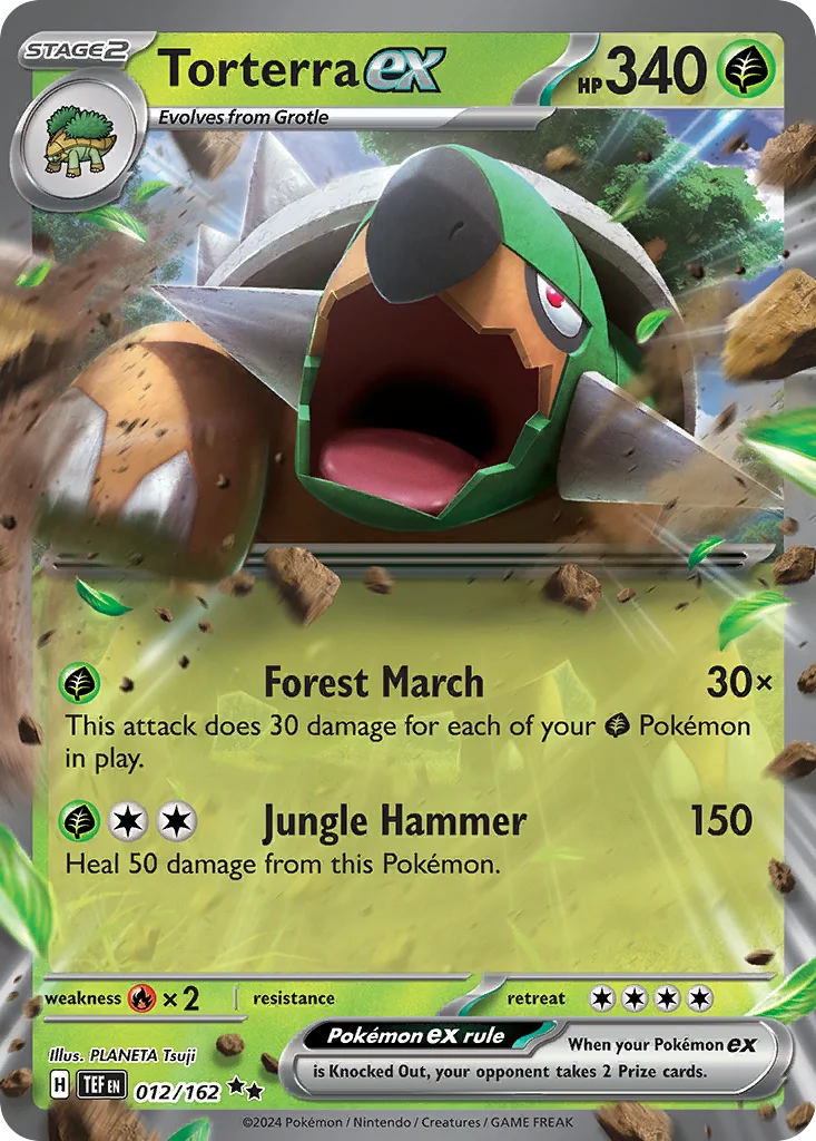 Torterra ex Pokemon card