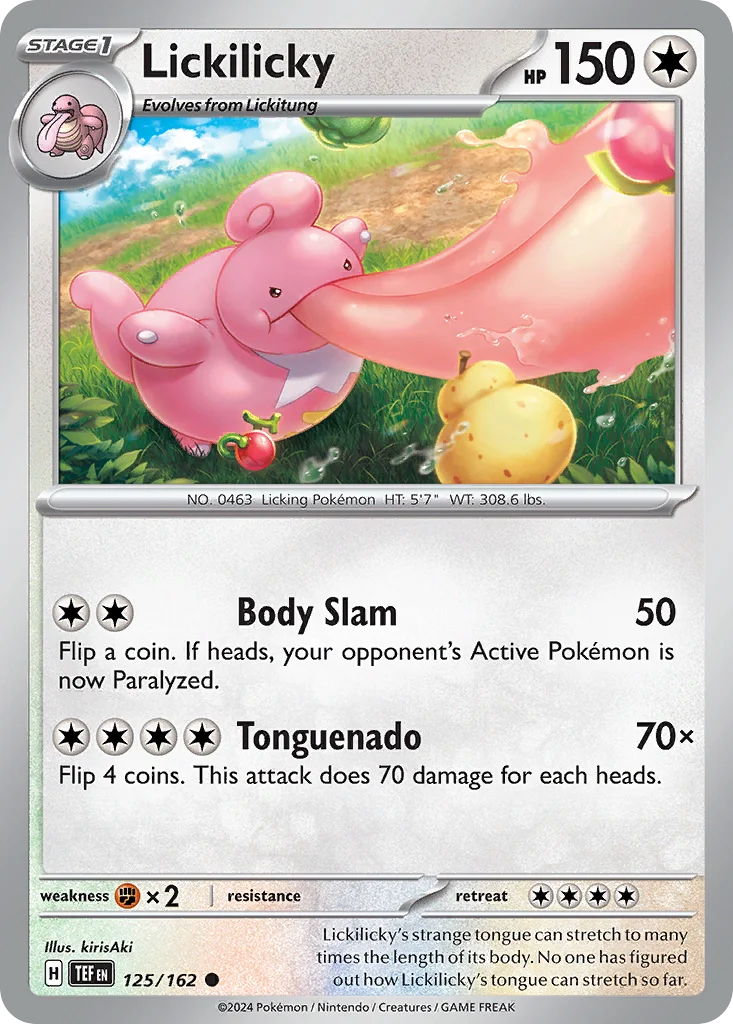 Lickilicky Pokemon card