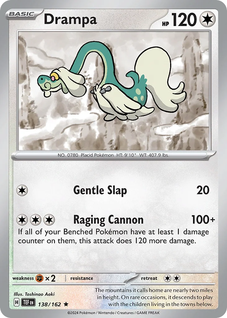 Drampa Pokemon card
