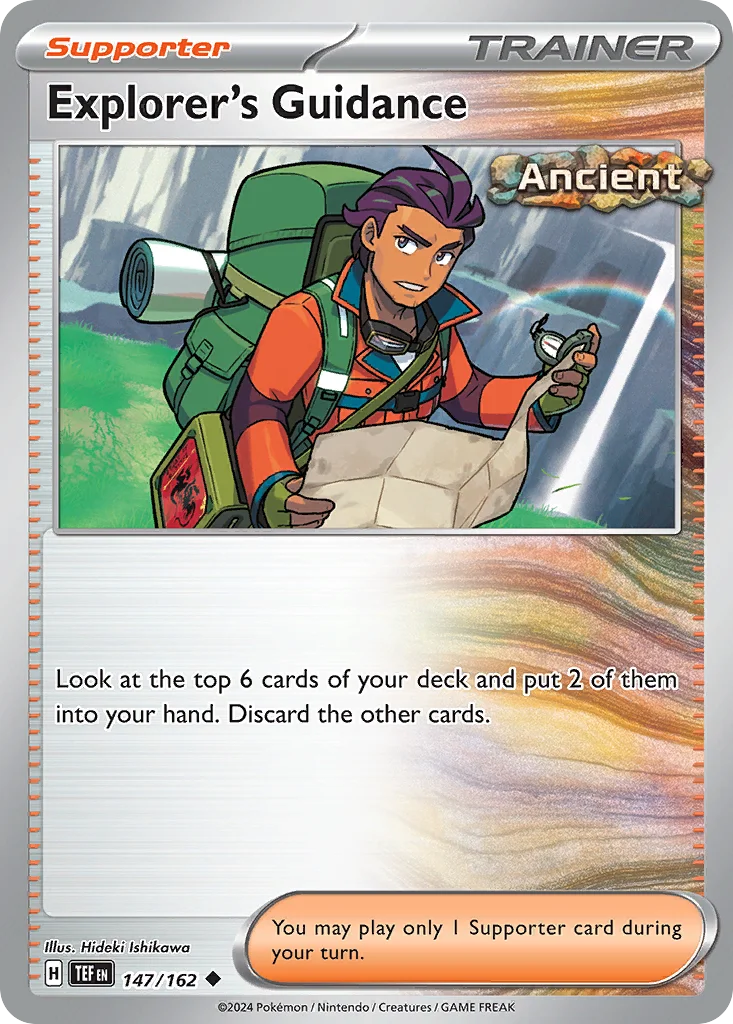 Explorer's Guidance Pokemon card