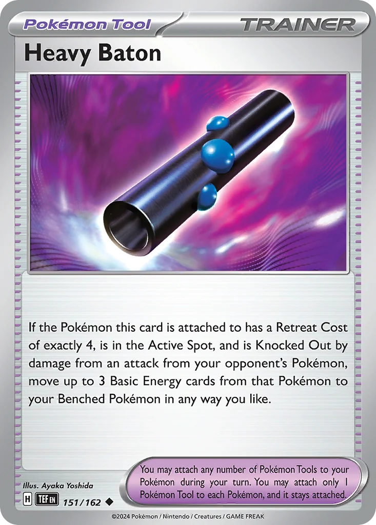 Heavy Baton Pokemon card