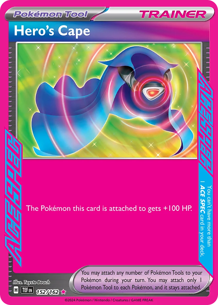 Hero's Cape Pokemon card