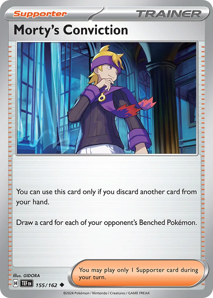 Morty's Conviction Pokemon card