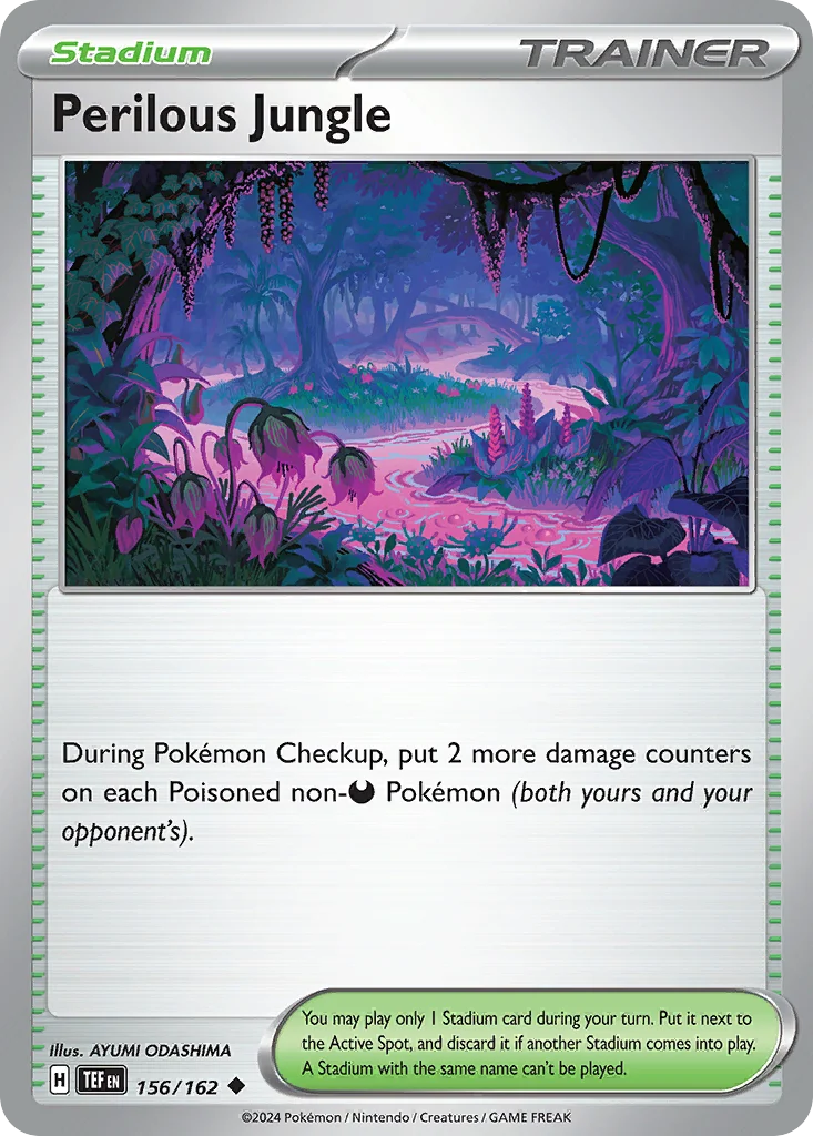 Perilous Jungle Pokemon card