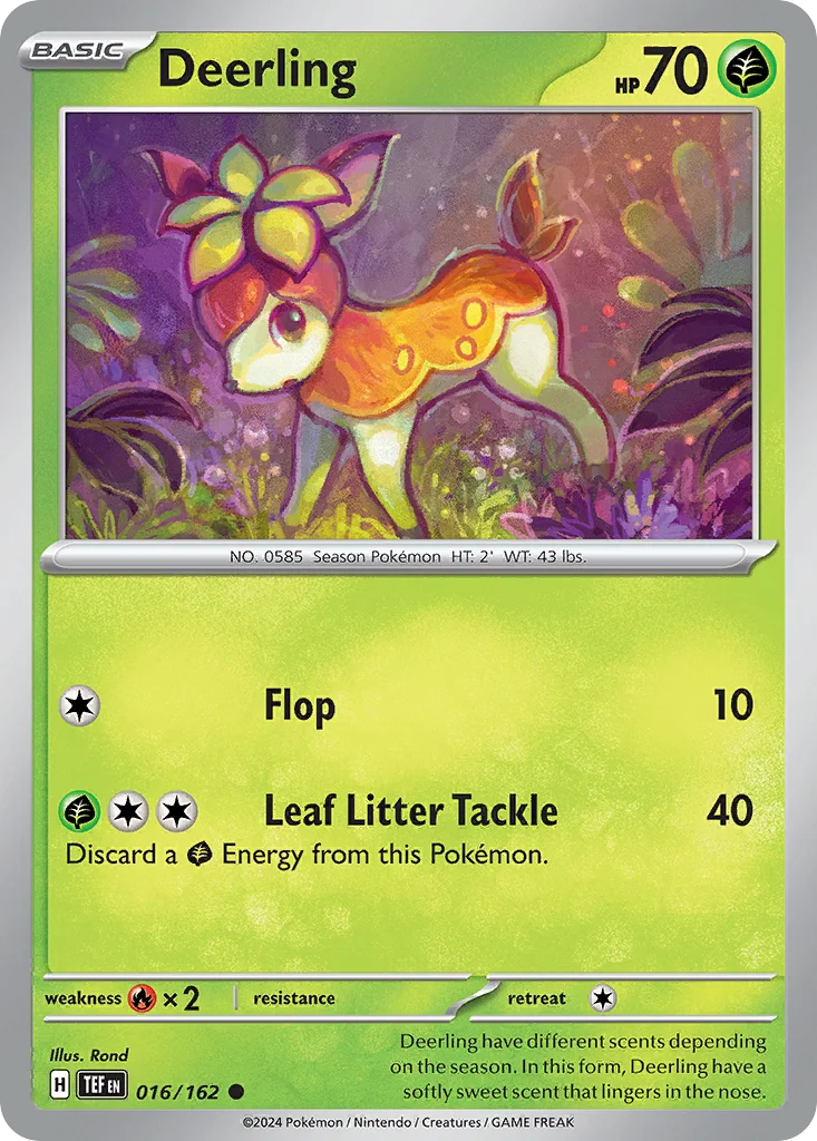 Deerling Pokemon card