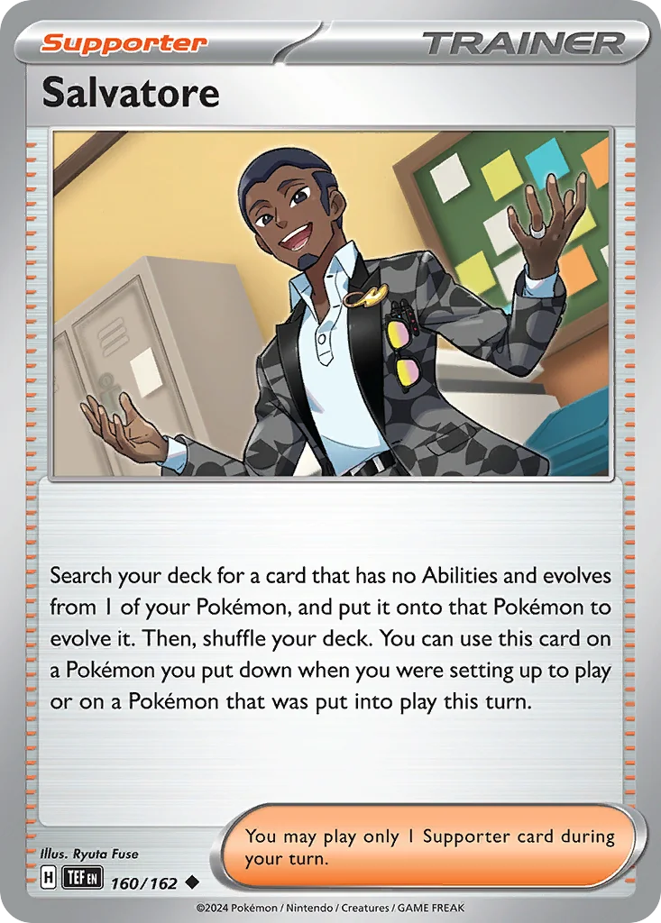 Salvatore Pokemon card