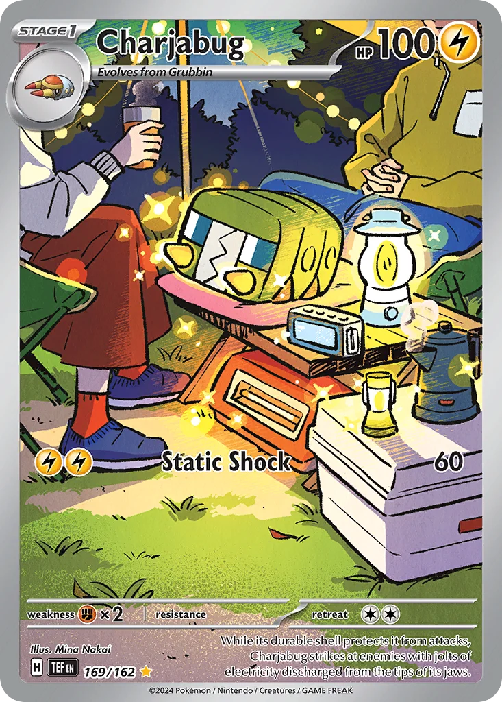 Charjabug Pokemon card