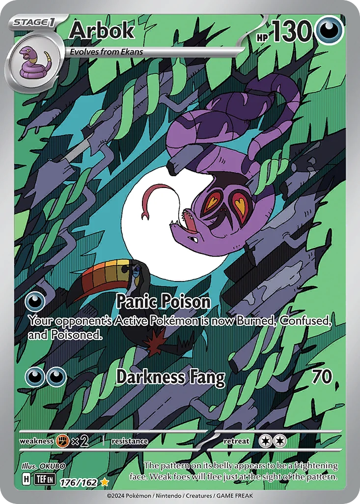 Arbok Pokemon card