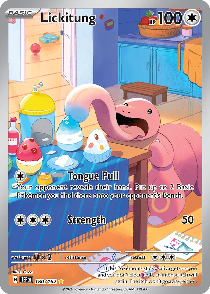 Lickitung Pokemon card