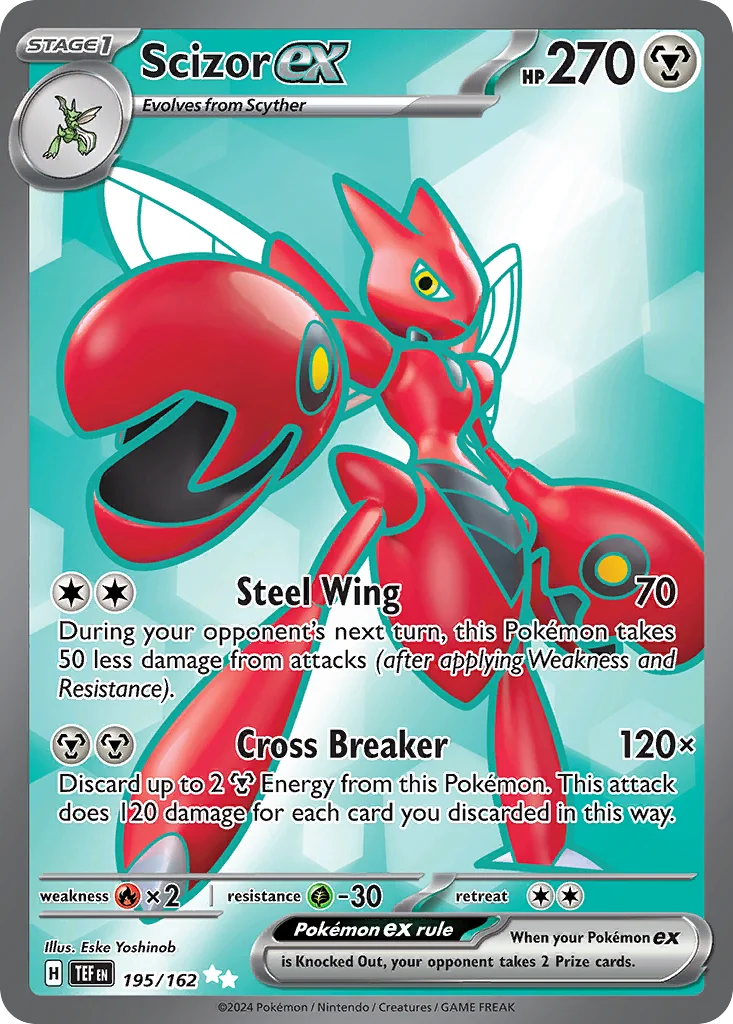 Scizor ex Pokemon card