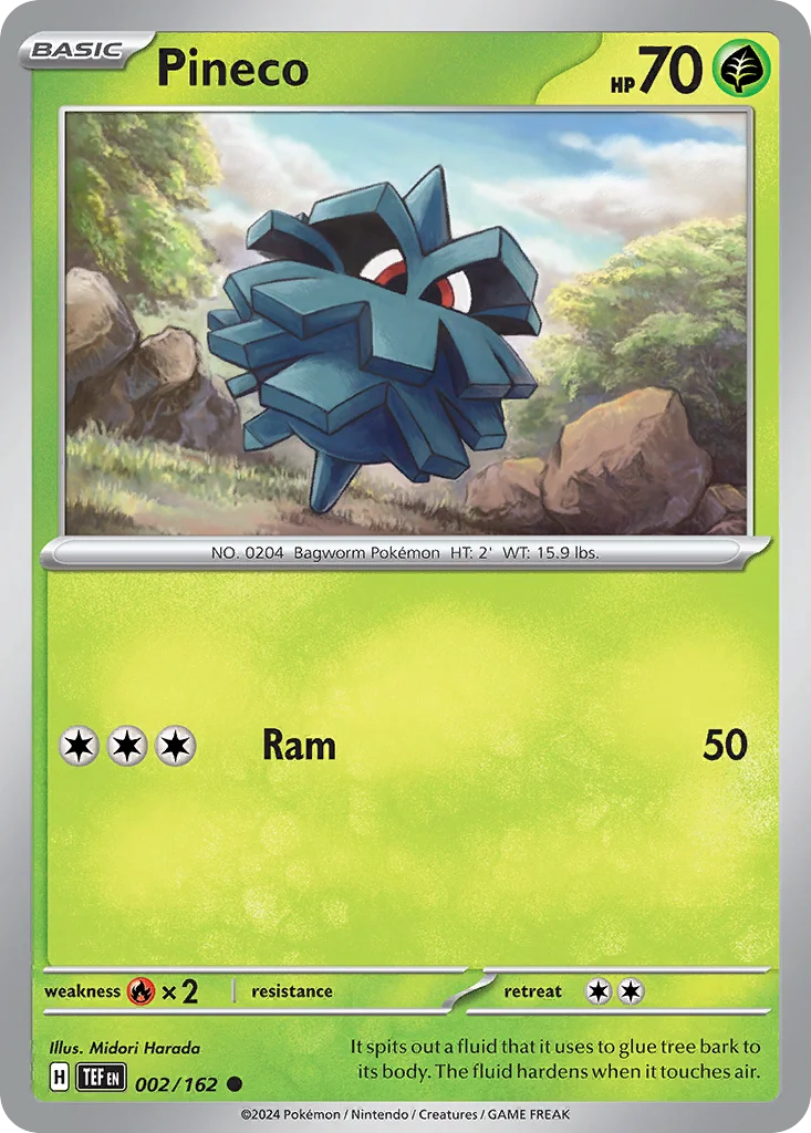 Pineco Pokemon card