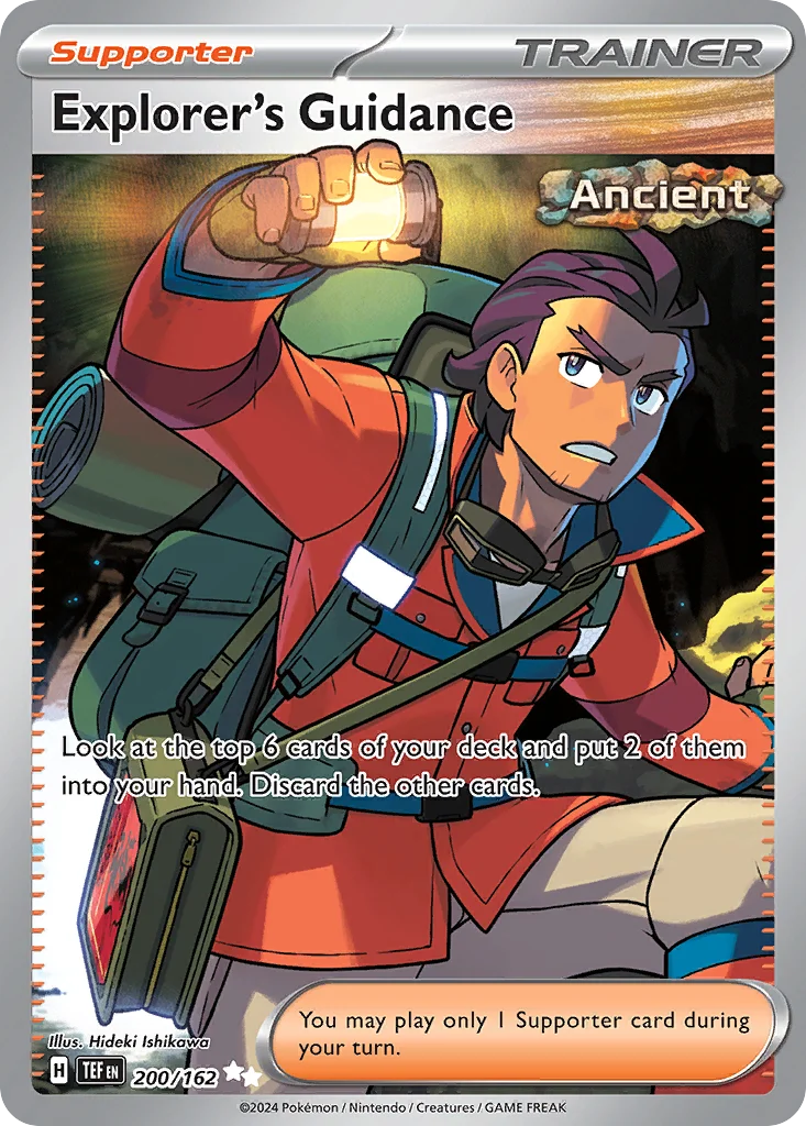 Explorer's Guidance Pokemon card
