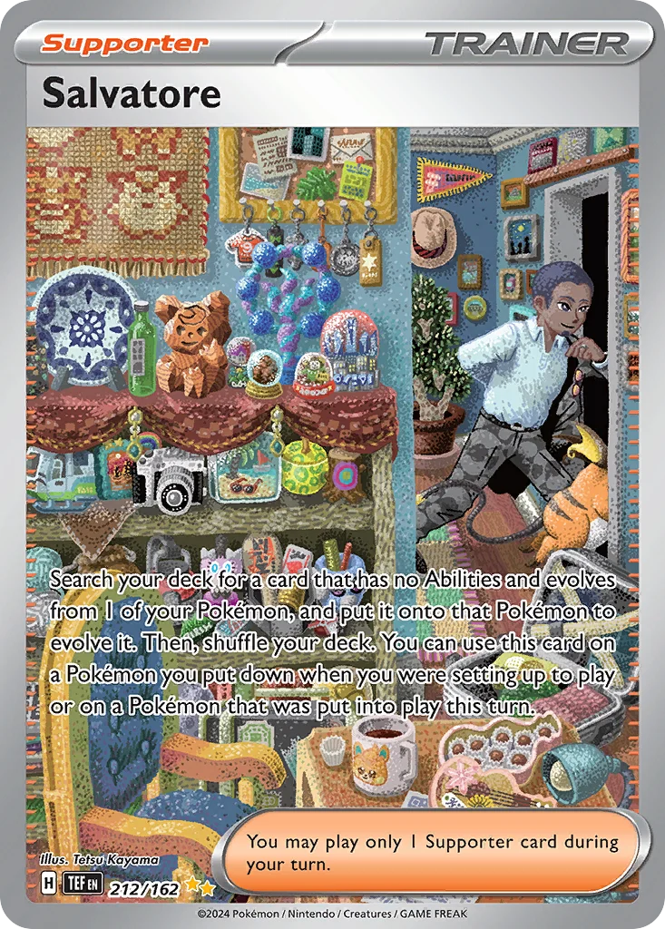 Salvatore Pokemon card