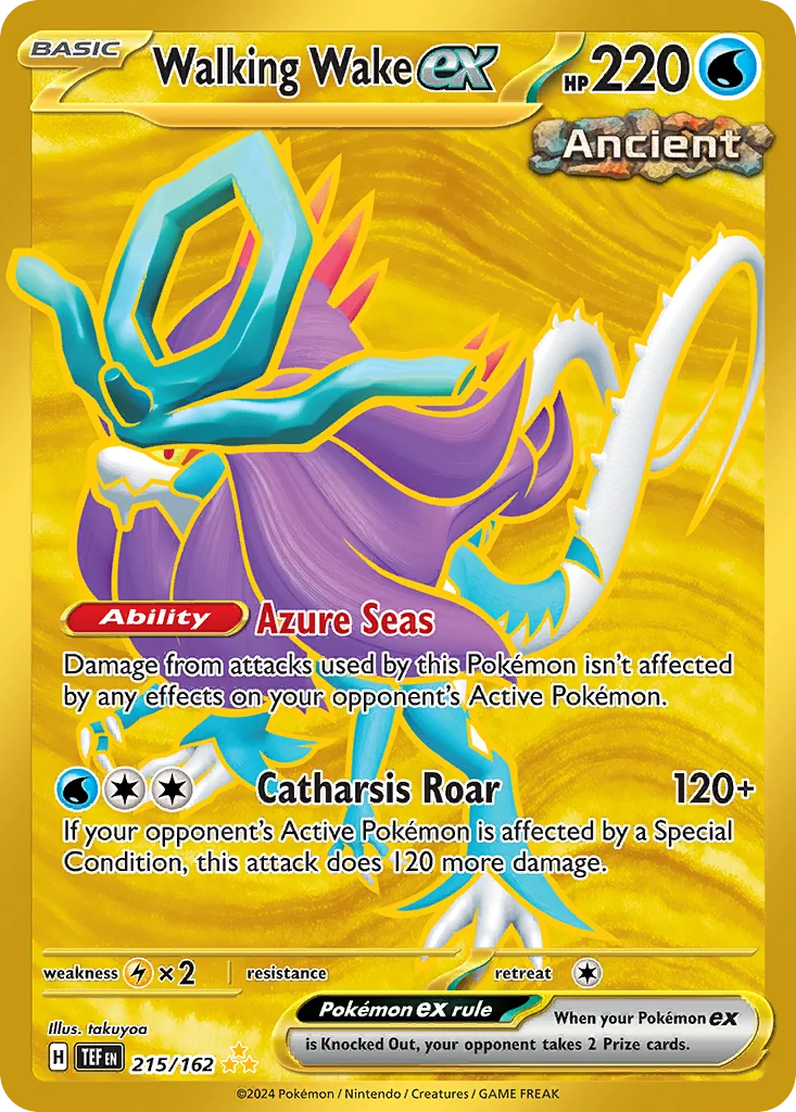Walking Wake ex Pokemon card