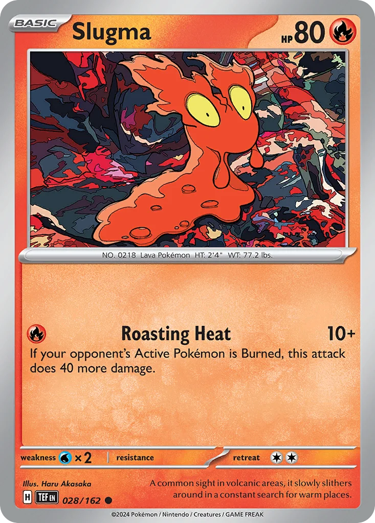 Slugma Pokemon card