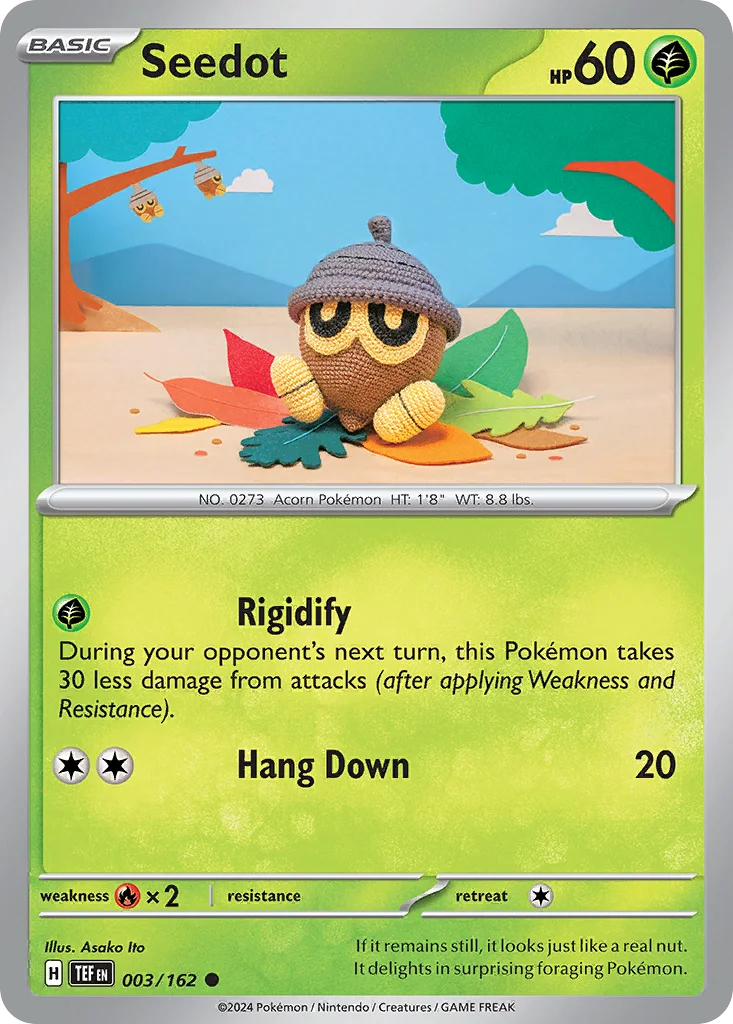 Seedot Pokemon card