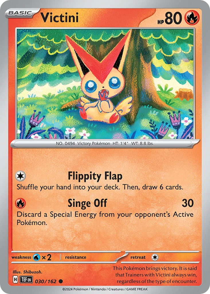 Victini Pokemon card