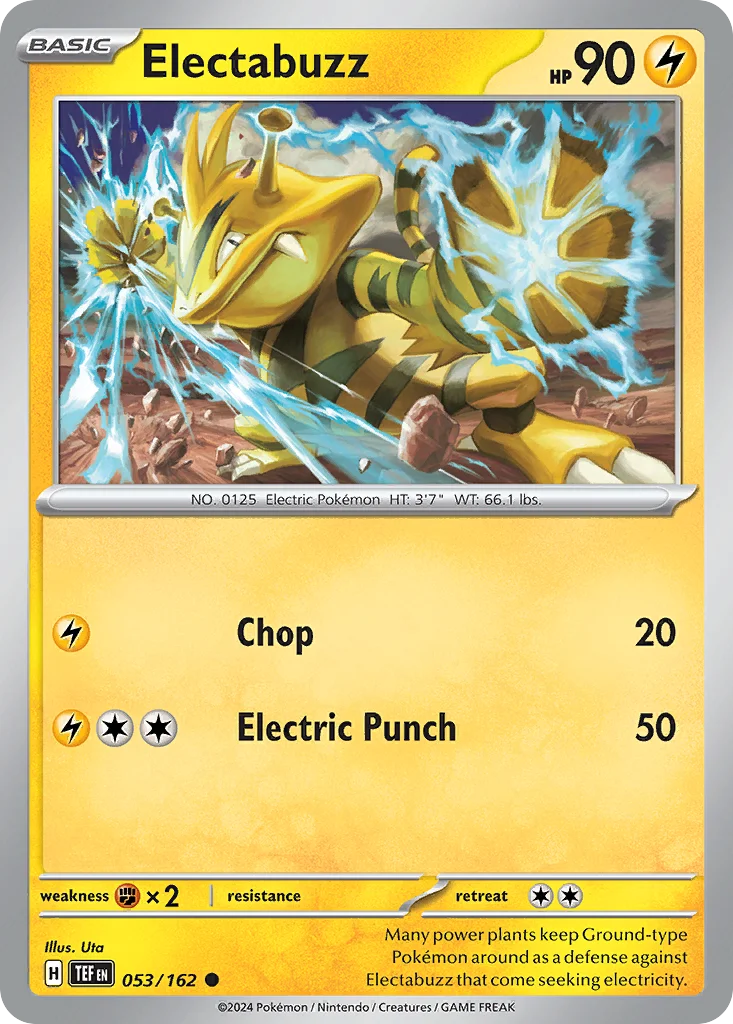 Electabuzz Pokemon card
