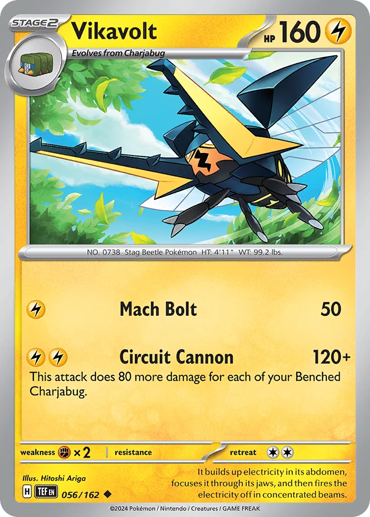 Vikavolt Pokemon card