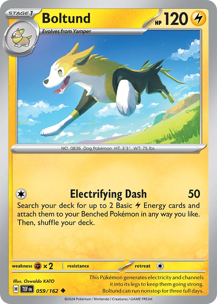 Boltund Pokemon card