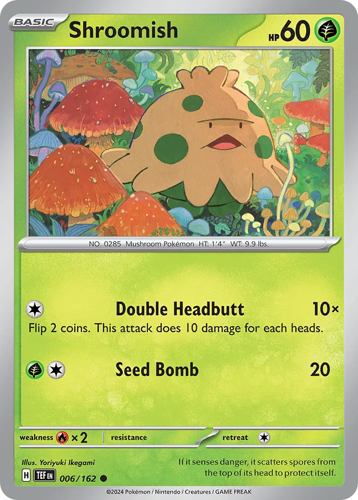 Shroomish Pokemon card
