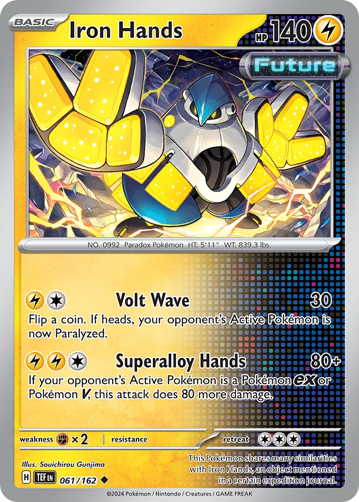 Iron Hands Pokemon card