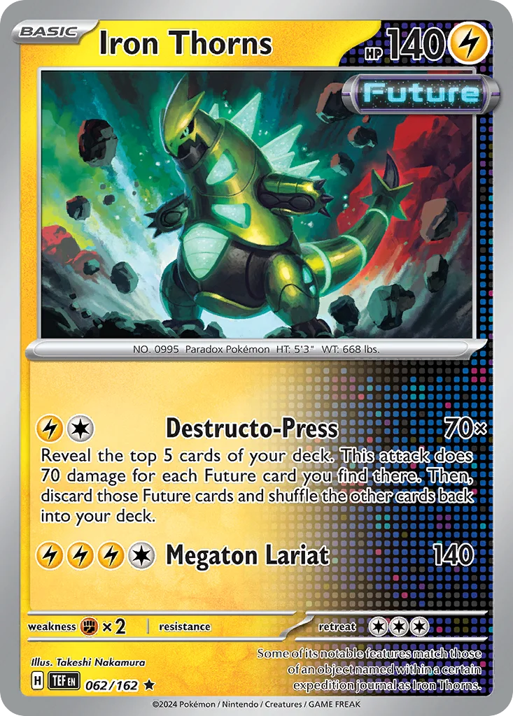 Iron Thorns Pokemon card