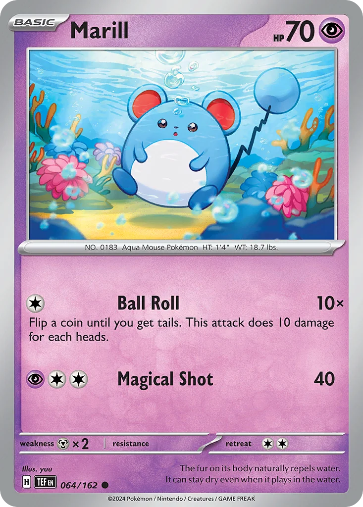 Marill Pokemon card