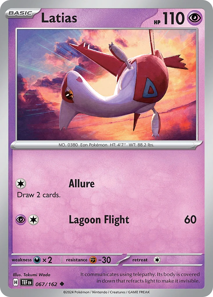 Latias Pokemon card