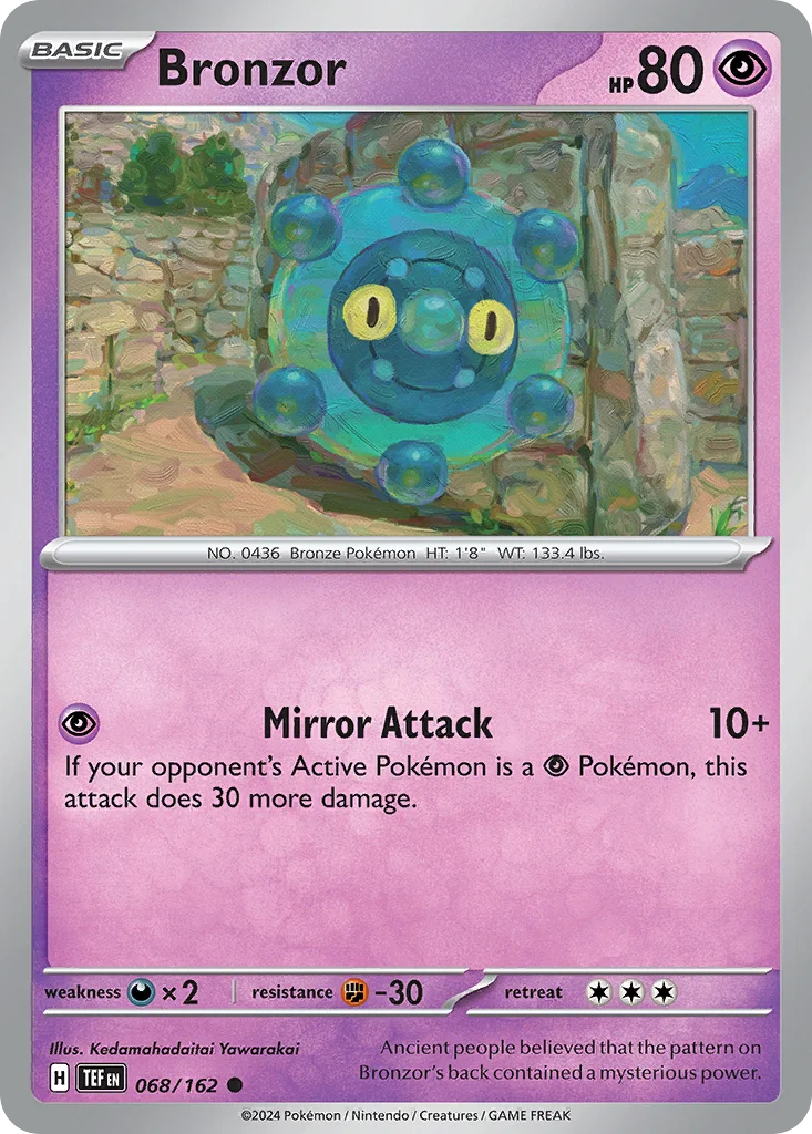 Bronzor Pokemon card
