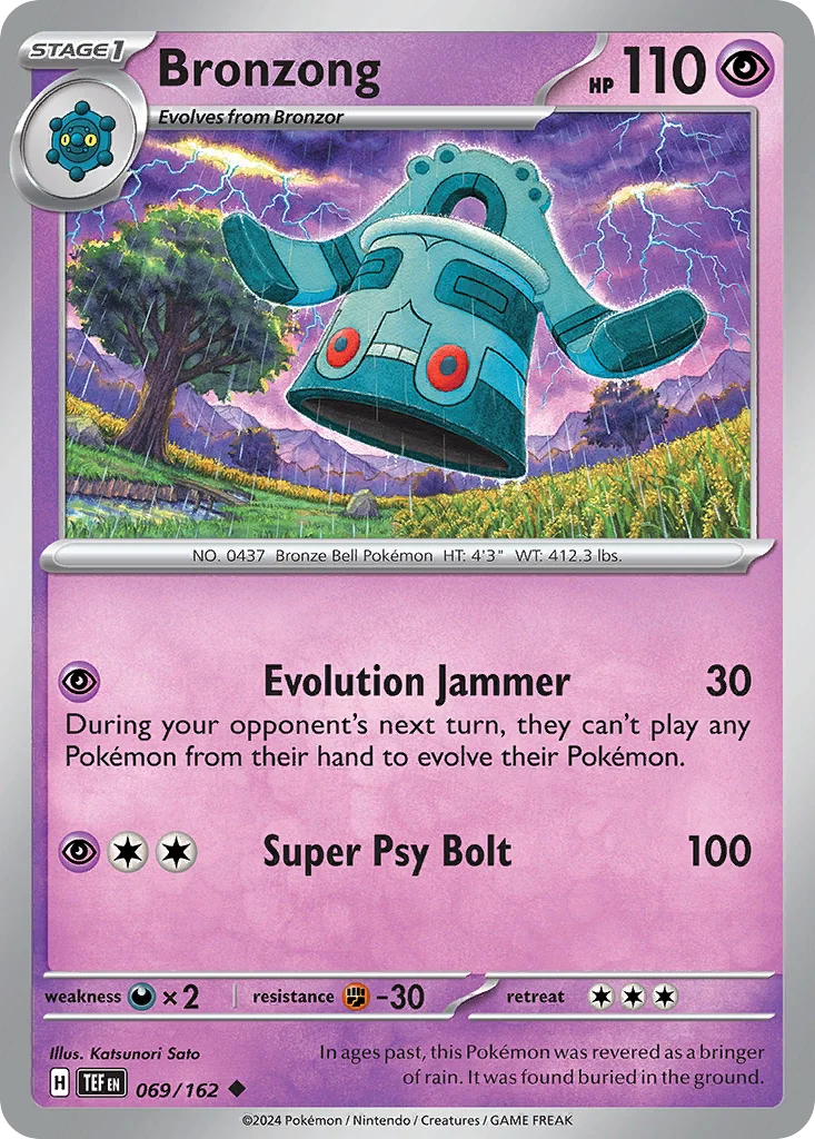Bronzong Pokemon card