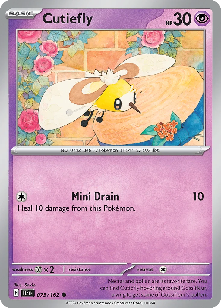 Cutiefly Pokemon card