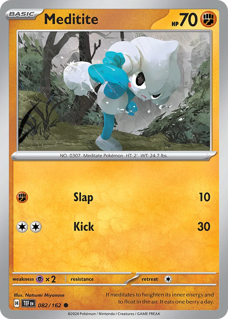 Meditite Pokemon card