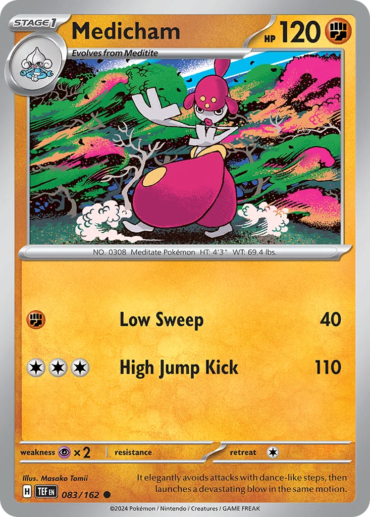 Medicham Pokemon card