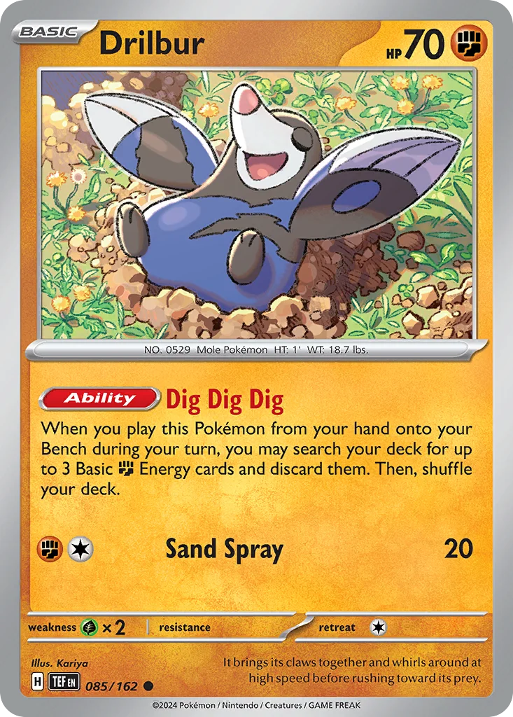 Drilbur Pokemon card