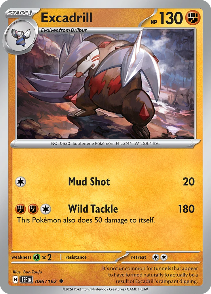 Excadrill Pokemon card