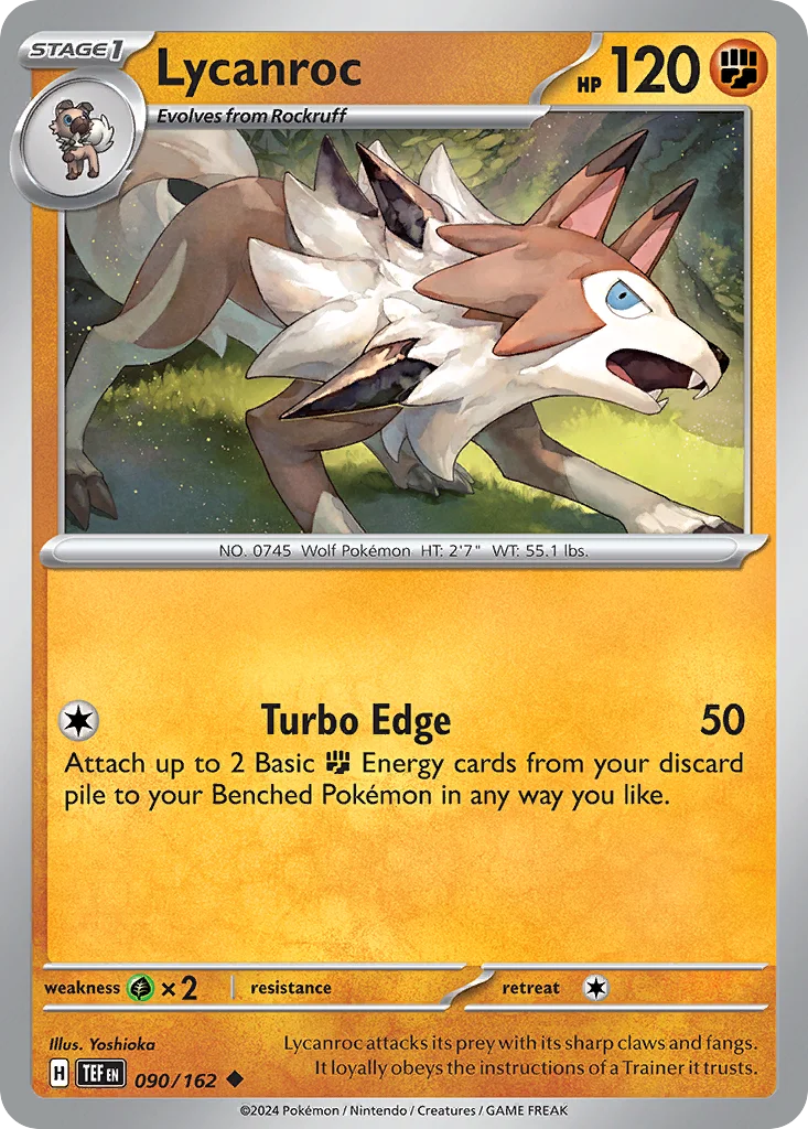 Lycanroc Pokemon card