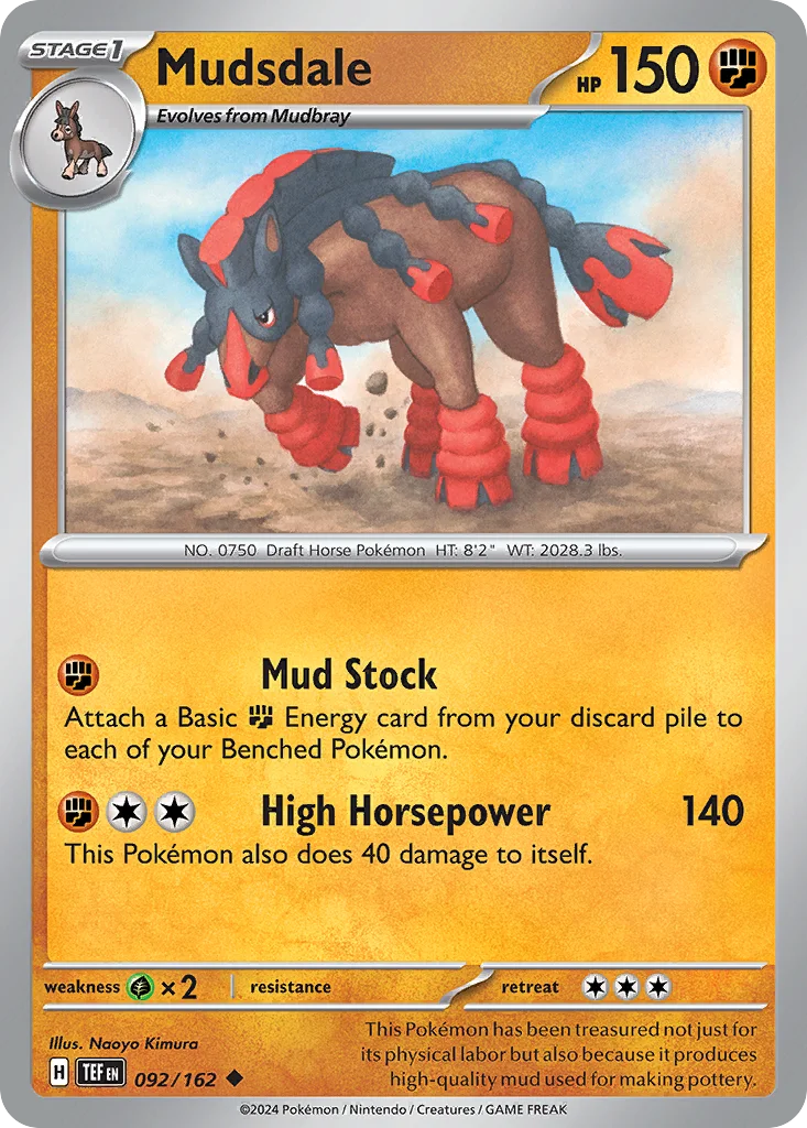 Mudsdale Pokemon card